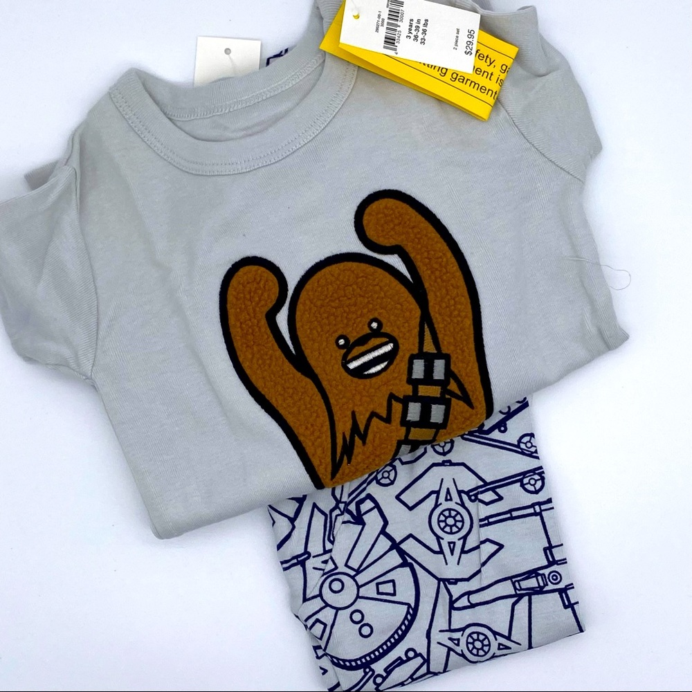 Gap x Star Wars Pajamas PJs Chewie Chewbaca